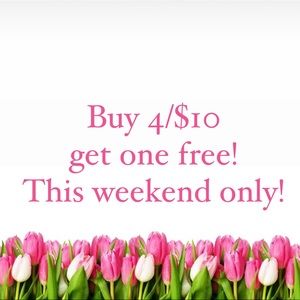 Buy 4/$10 get one FREE!